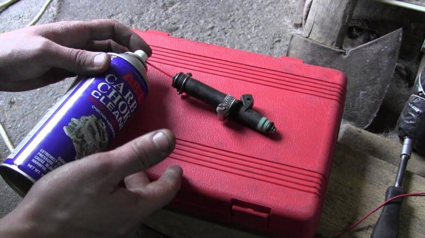Чистка форсунок баллончиком