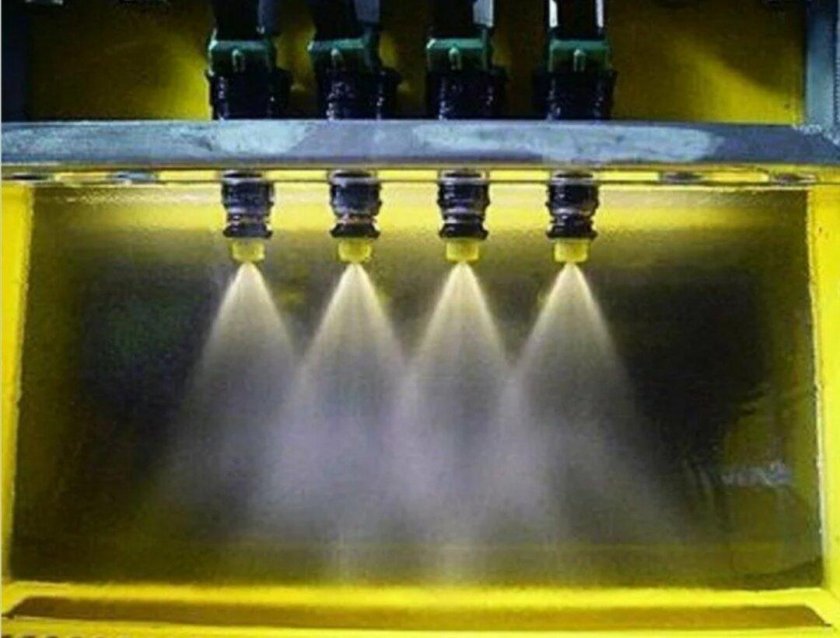 Факел распыла форсунки инжектора