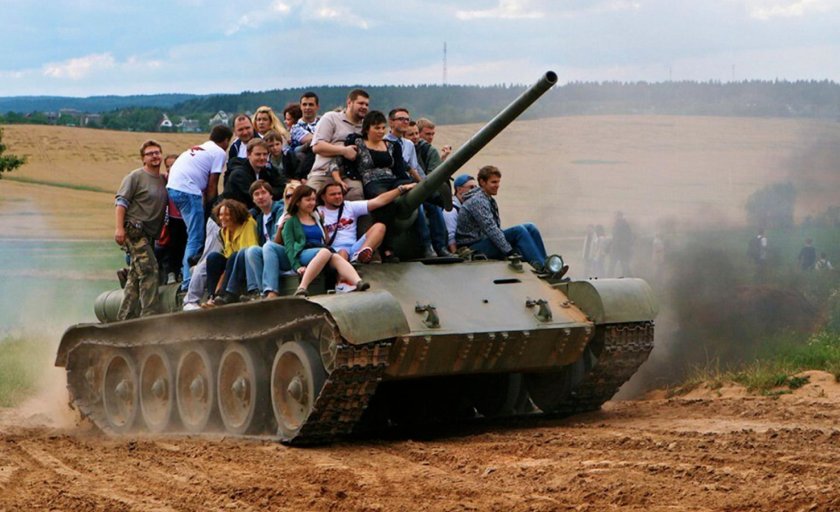 Поездка на танке