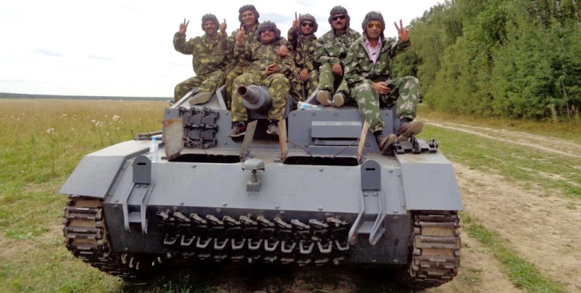 Катание на танках