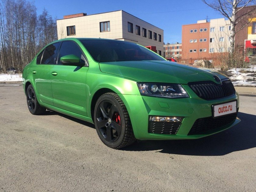 Skoda Octavia RS Green 2014