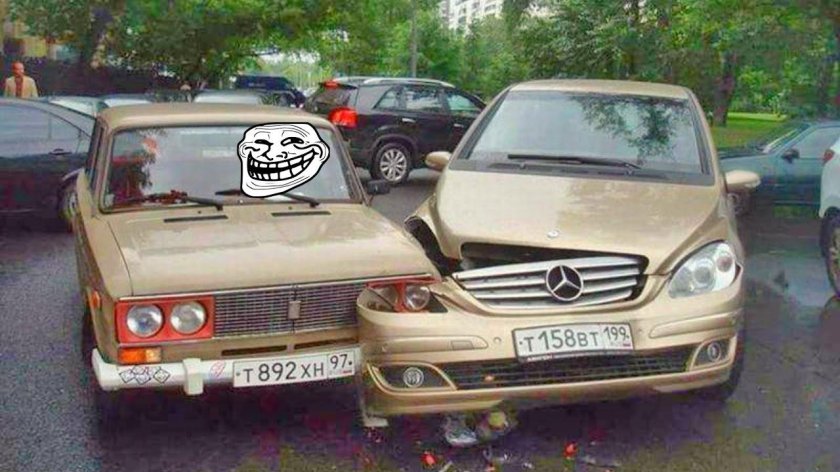 Смешные машины Мерседес