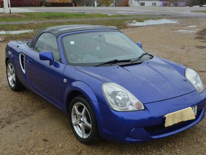 Toyota mr2 синяя