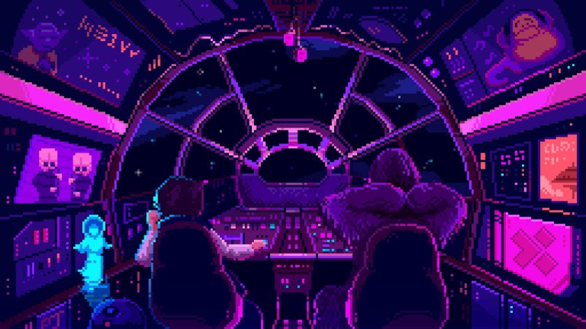 Пиксельные фоны для игр