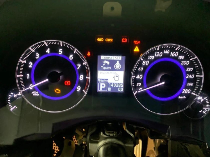 Приборная панель Инфинити QX