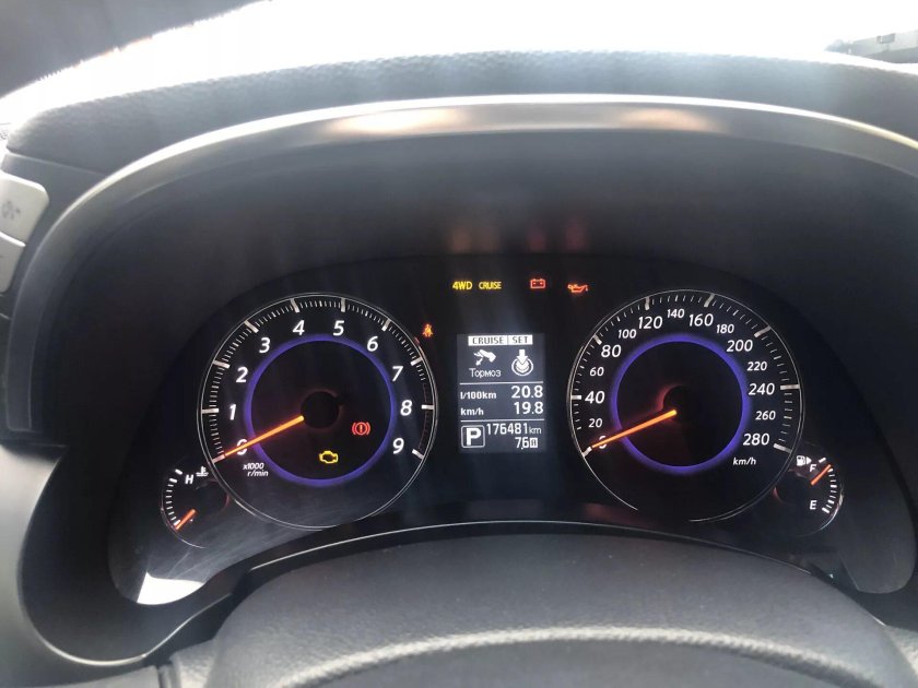 Приборная панель Инфинити fx35