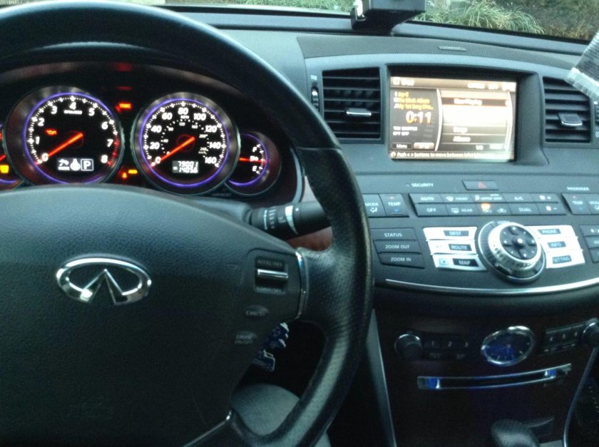 Инфинити m35 приборная