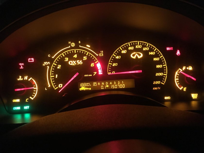 Приборная панель Инфинити qx56