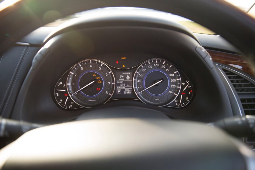 Приборка Infiniti qx80