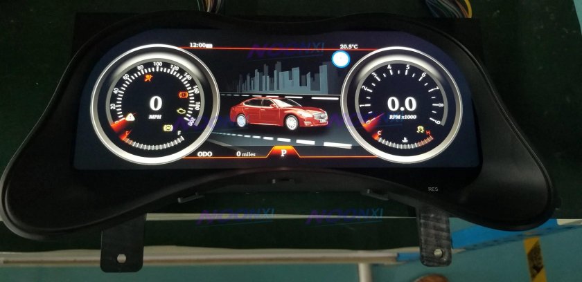 LCD панель приборов универсальная