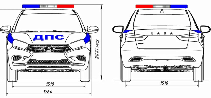 Lada Vesta Blueprint