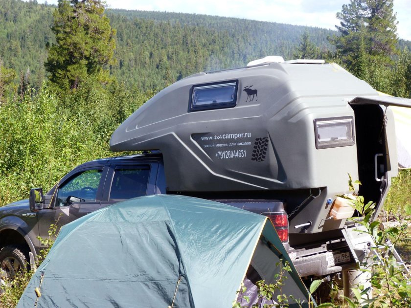 Жилой модуль для пикапа