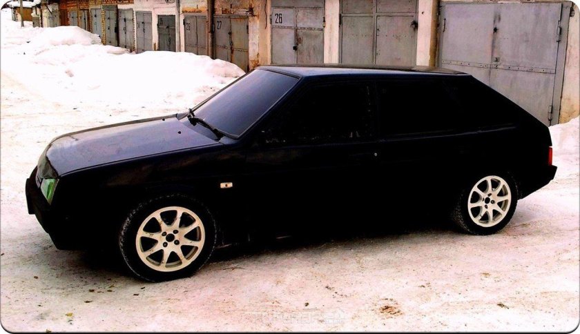 Лада ВАЗ 2109 черная тонированная