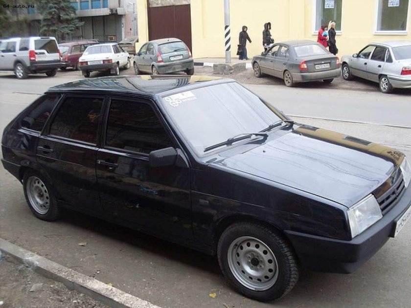 ВАЗ 2109 черная тонированная