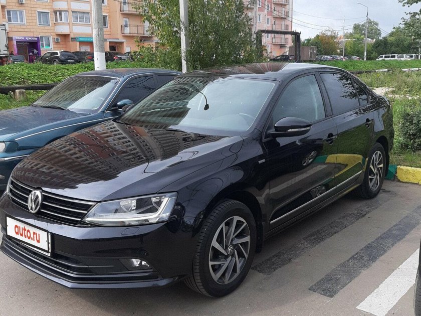 Volkswagen Jetta 6 Рестайлинг черный