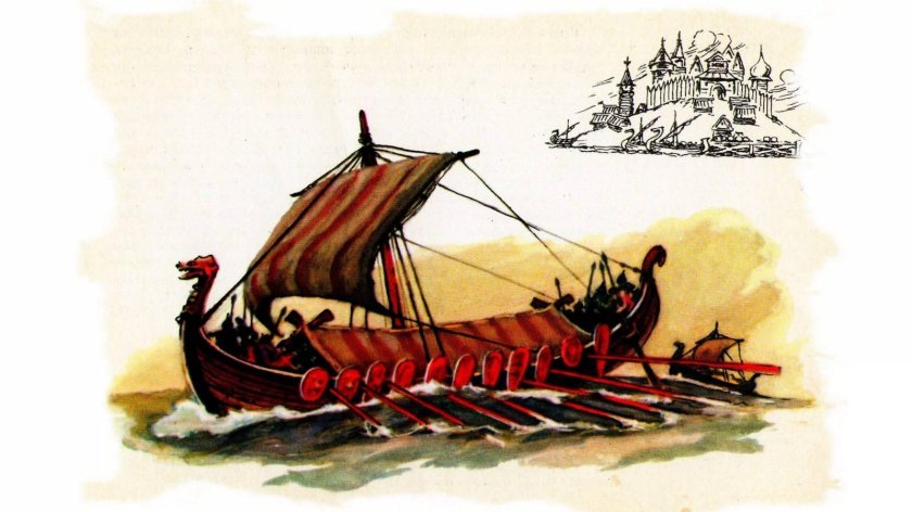 Ладья корабль славян
