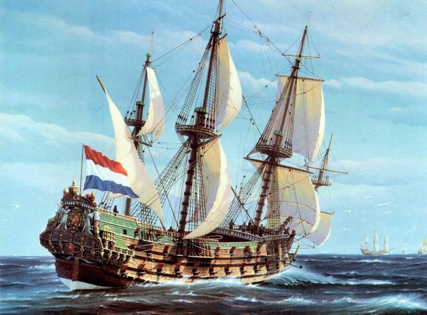 Де зевен провинсиен парусный корабль