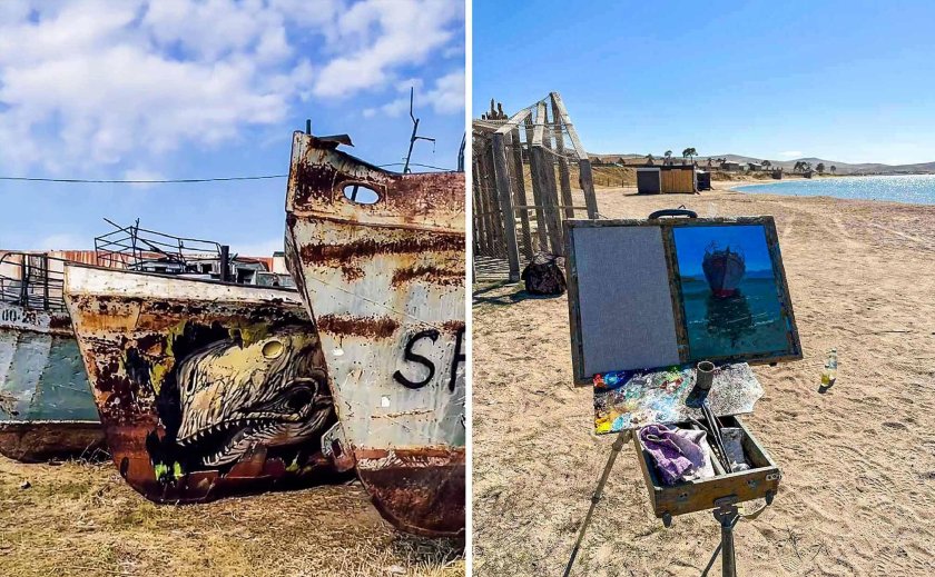 Кладбище кораблей Териберка