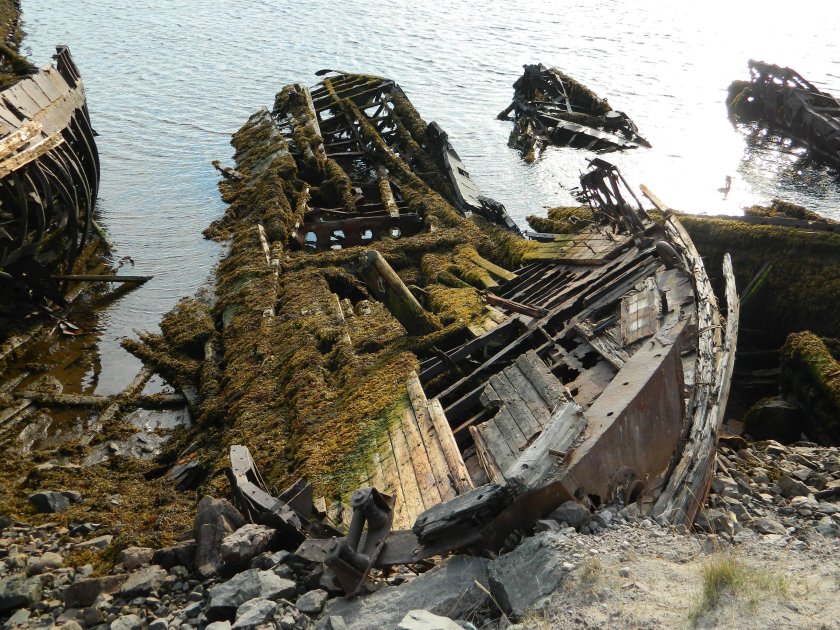 Кладбище кораблей Баренцево море