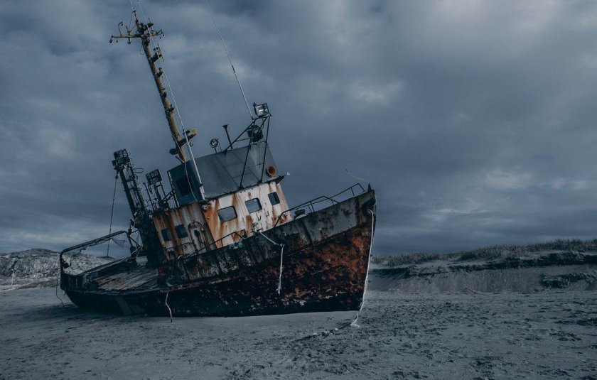 Териберка Мурманская кладбище кораблей