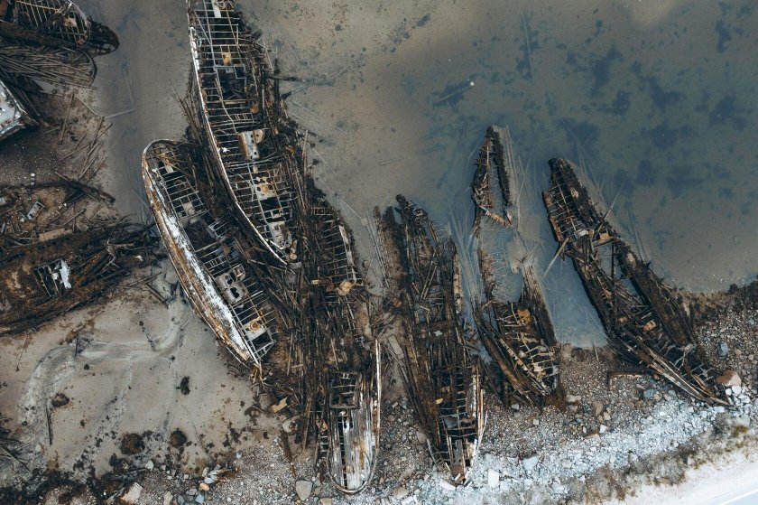 Кольский полуостров кладбище кораблей