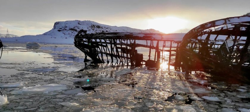 Кладбище кораблей Баренцево море