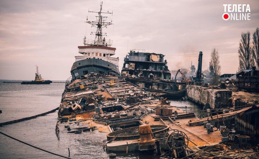 Кладбище военных кораблей Мурманск
