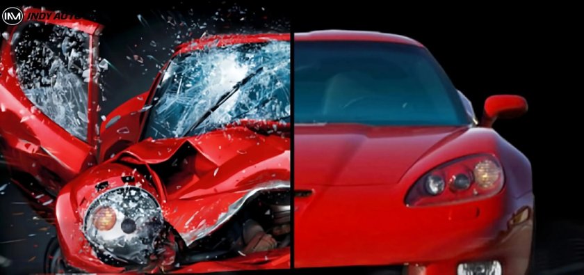 Разбитое авто