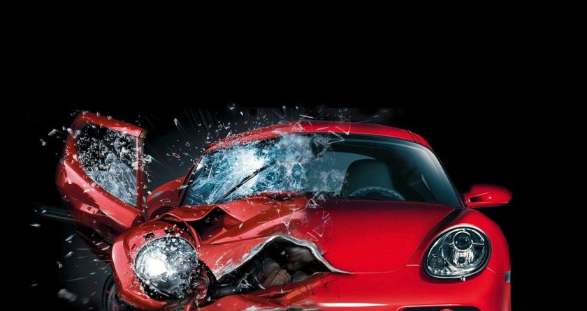 Разбитое авто