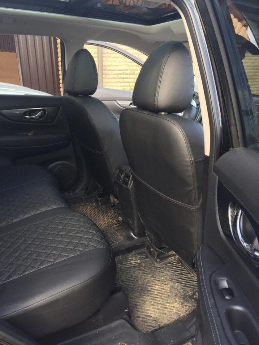 Чехлы из экокожи на Ниссан Кашкай