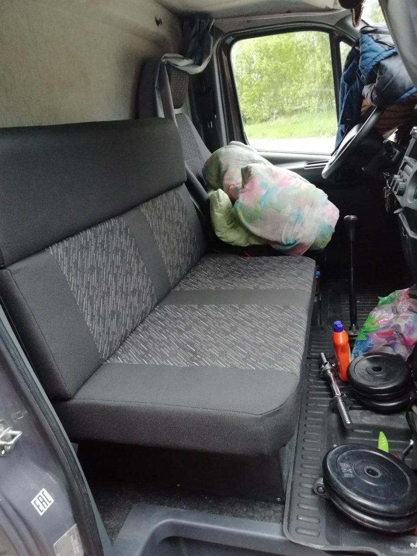 Сиденье спальник на Газель Некст