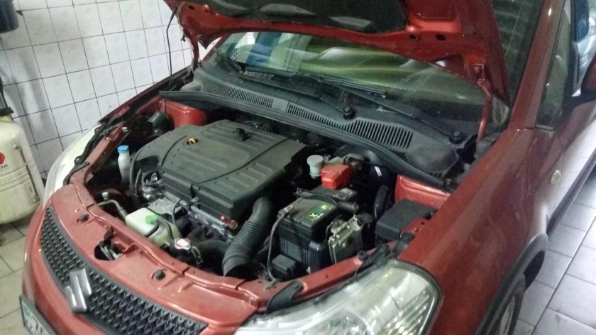 Suzuki SX-4, 2010 двигатель