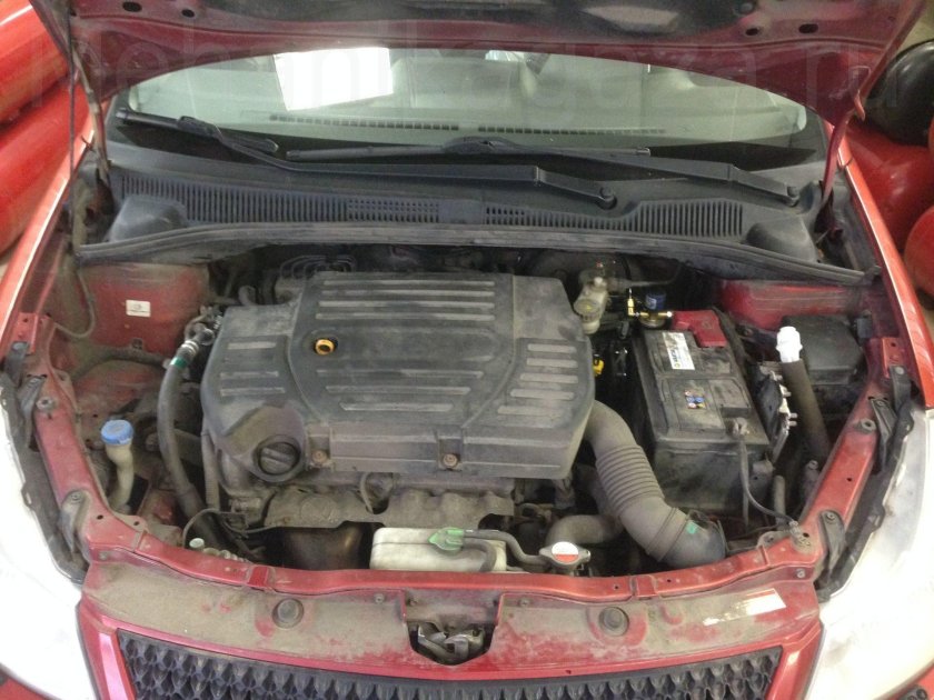 Сузуки sx4 2008 подкапотное