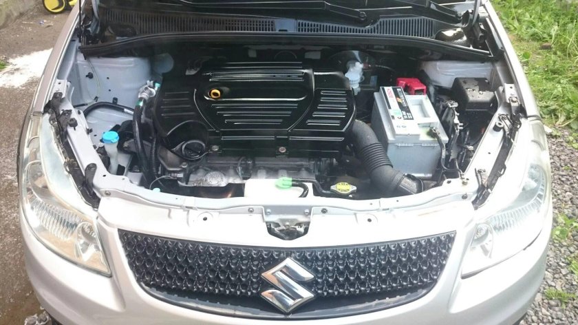 Сузуки sx4 2008 подкапотное