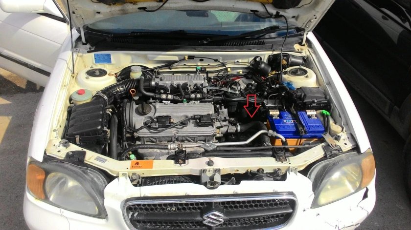 Подкапотка Suzuki Cultus