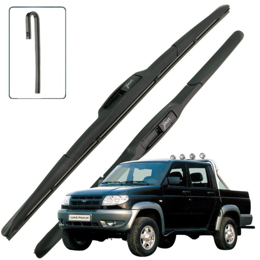 Крепление для гибридных щеток под крючок