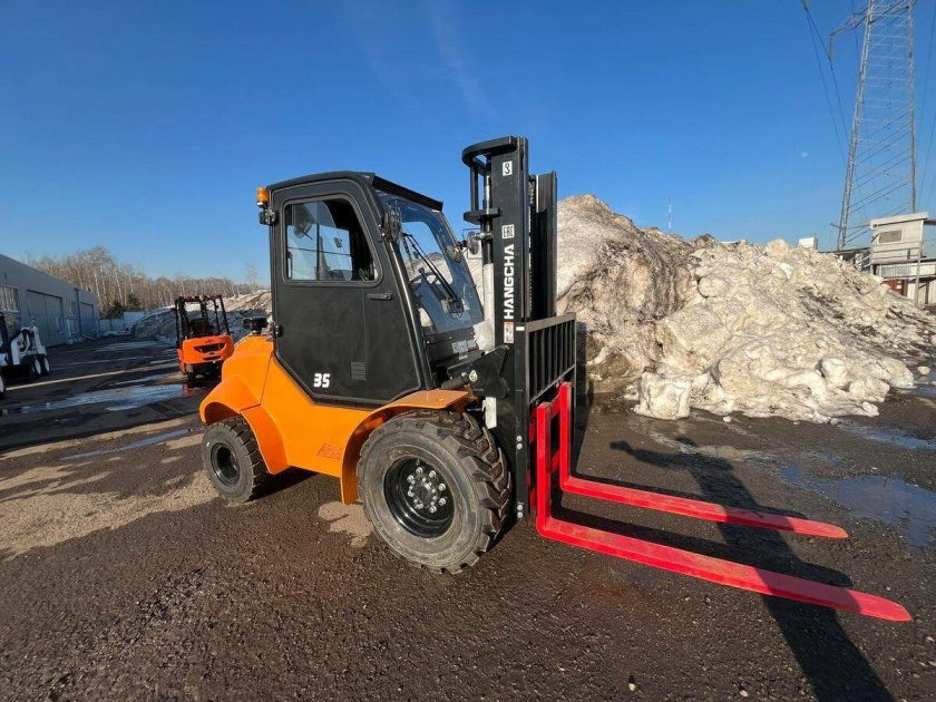 Дизельный вилочный погрузчик