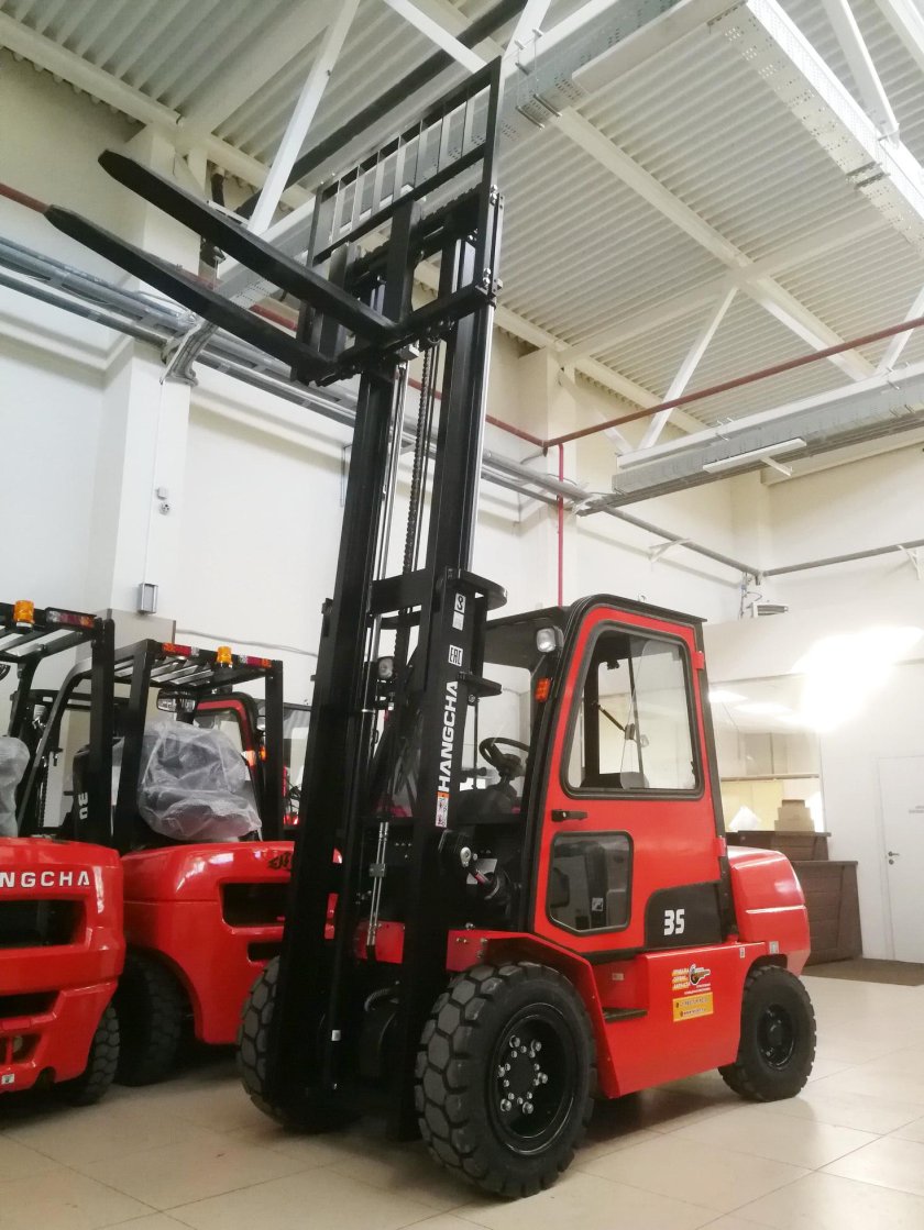 Вилочный дизельный погрузчик hangcha cpcd