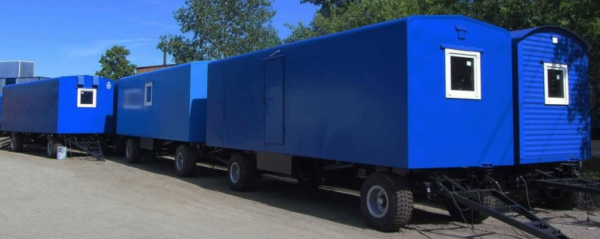 Прицеп шасси 8574 вагон дом "