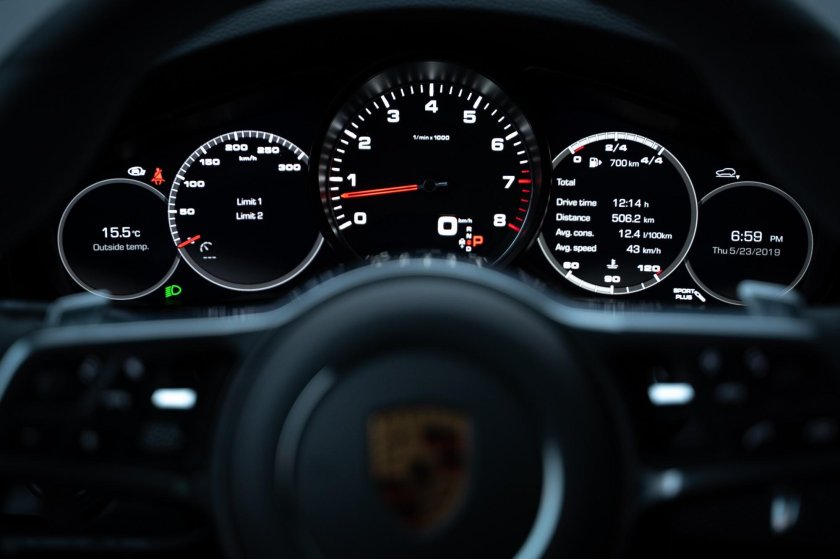 Приборная панель Порше Кайен