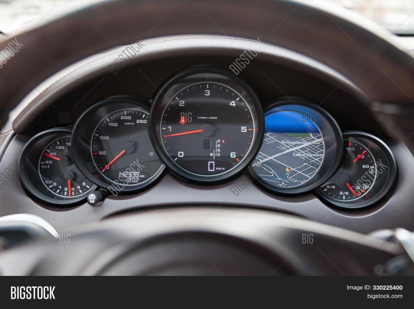 Porsche Cayenne 958 панель приборов