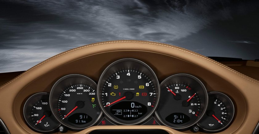 Приборка Порше 911