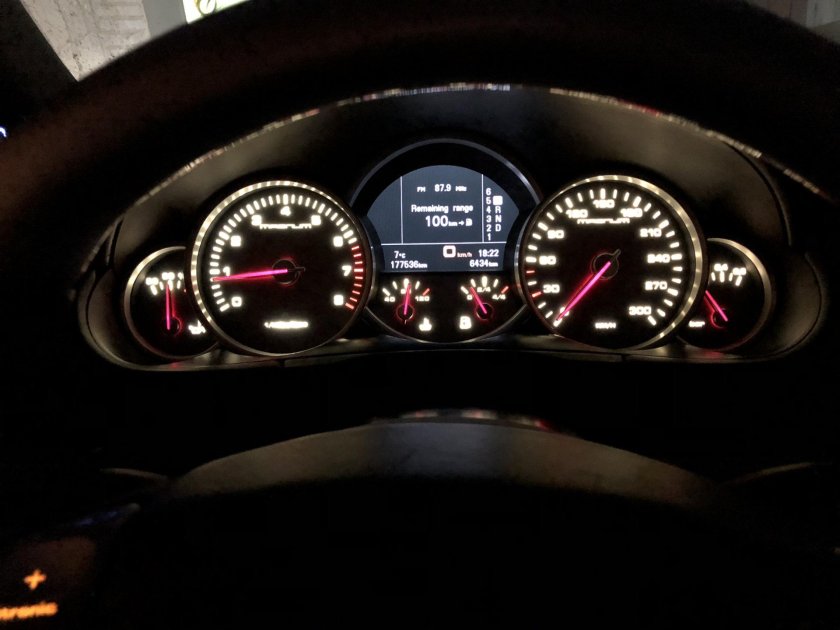 Приборная панель Порше Кайен 955