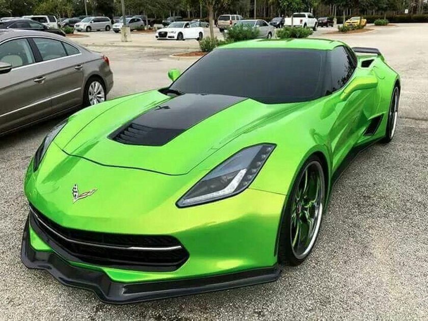 Chevrolet Corvette c7 Stingray Green