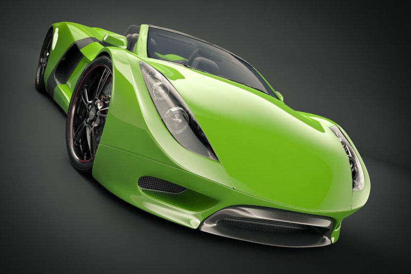 Макларен п1 зеленый