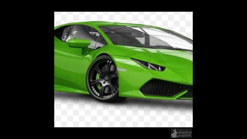 Lamborghini Huracan зеленый