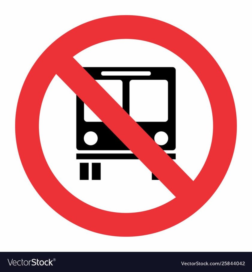 Знаки в общественном транспорте