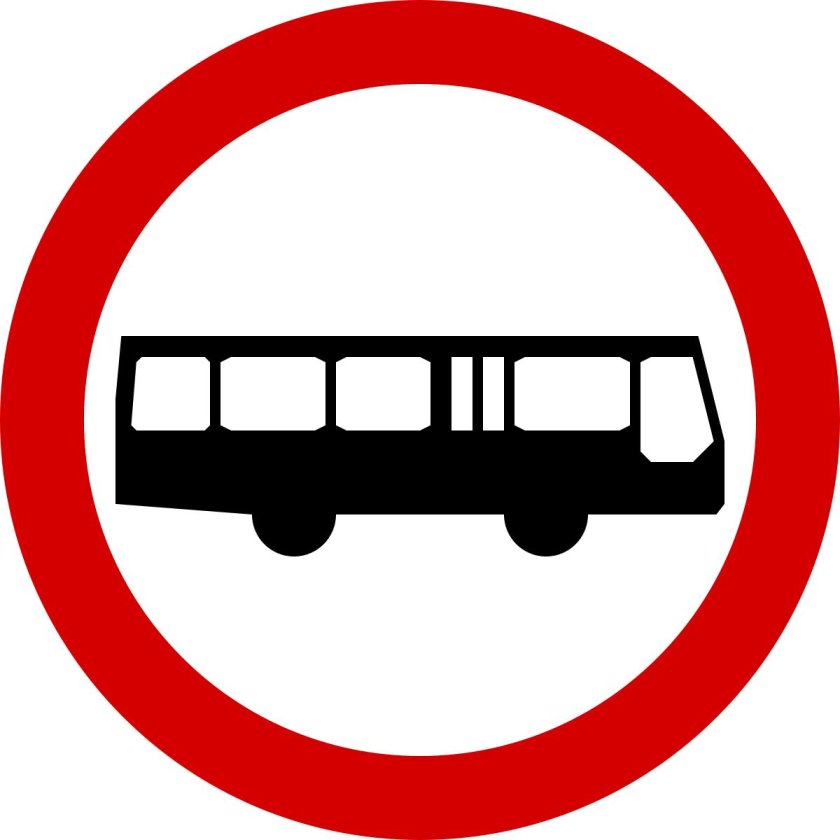 Знаки в транспорте