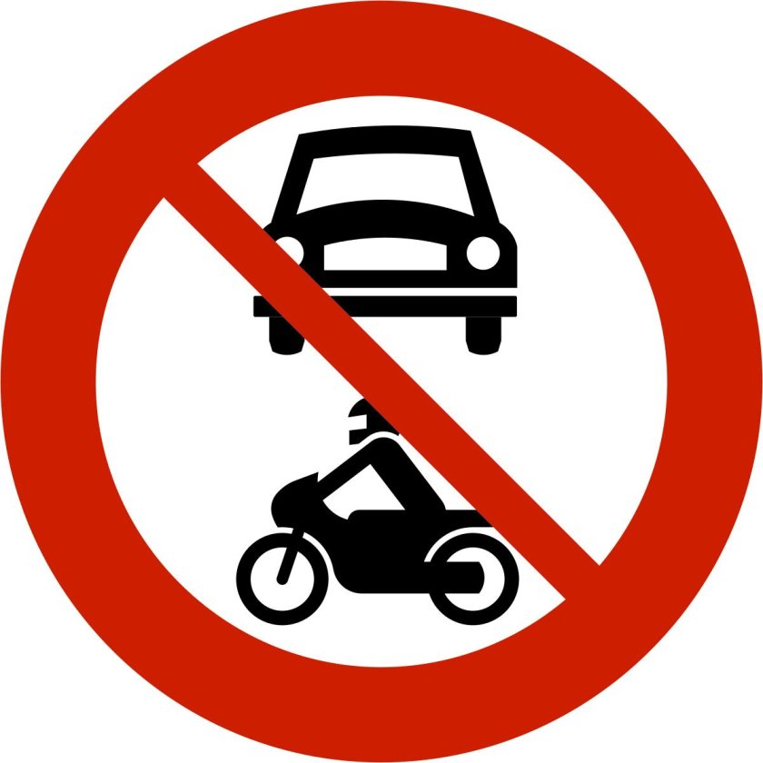 Запрещающие знаки