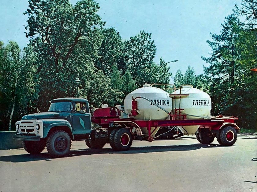 ЗИЛ 130 тягач Муковоз